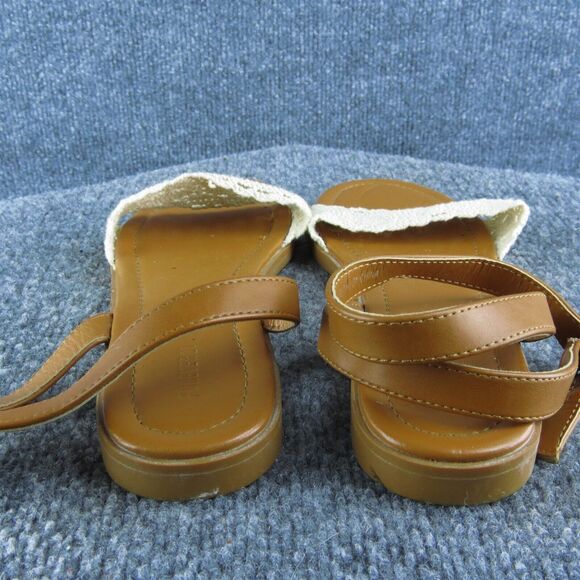 FOREVER 21 Women Ankle Strap Sandal Shoes Size‎ 8 Medium Brown Synthetic - Picture 5 of 9